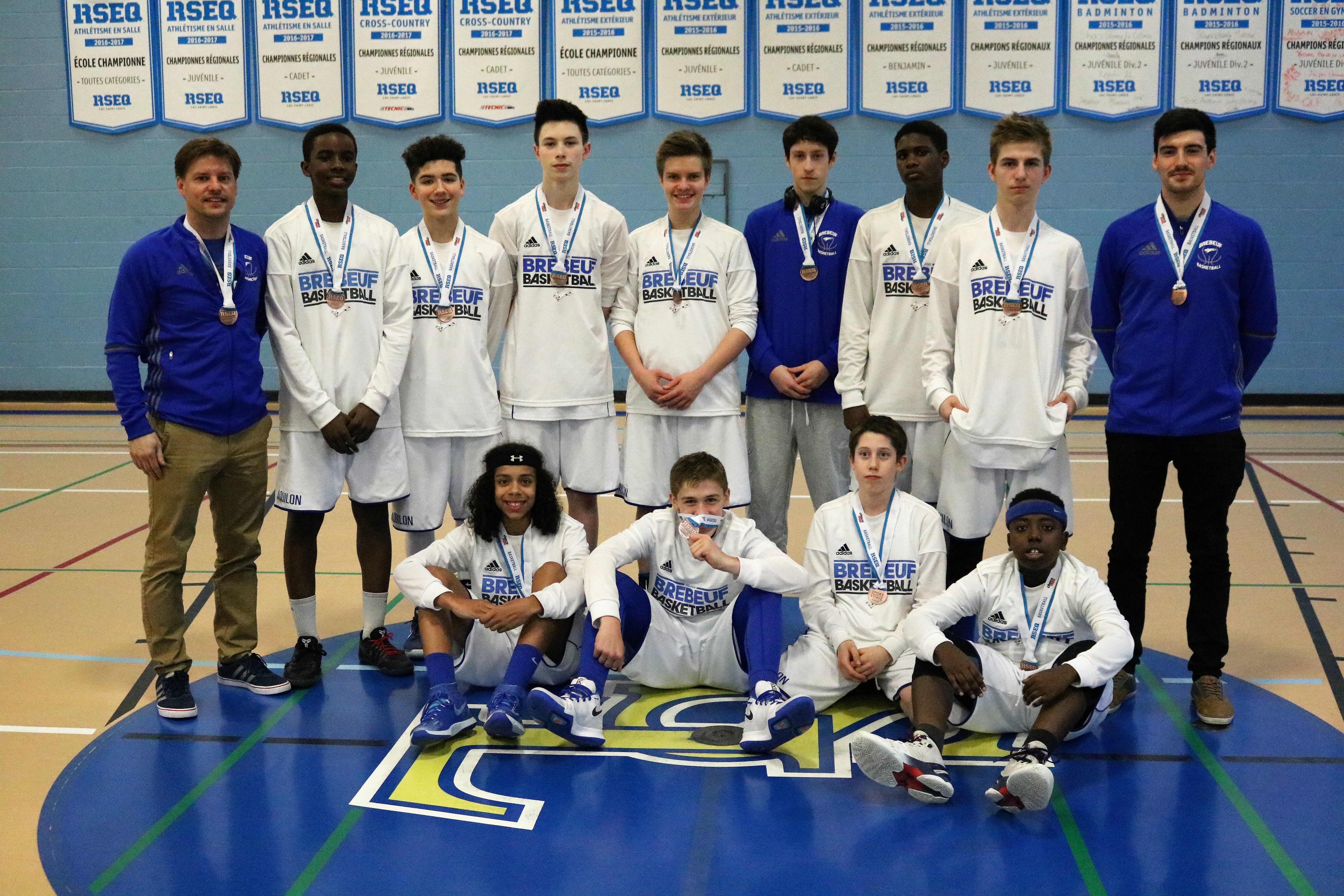 médaille de bronze provincial benjamin D2 2016-2017