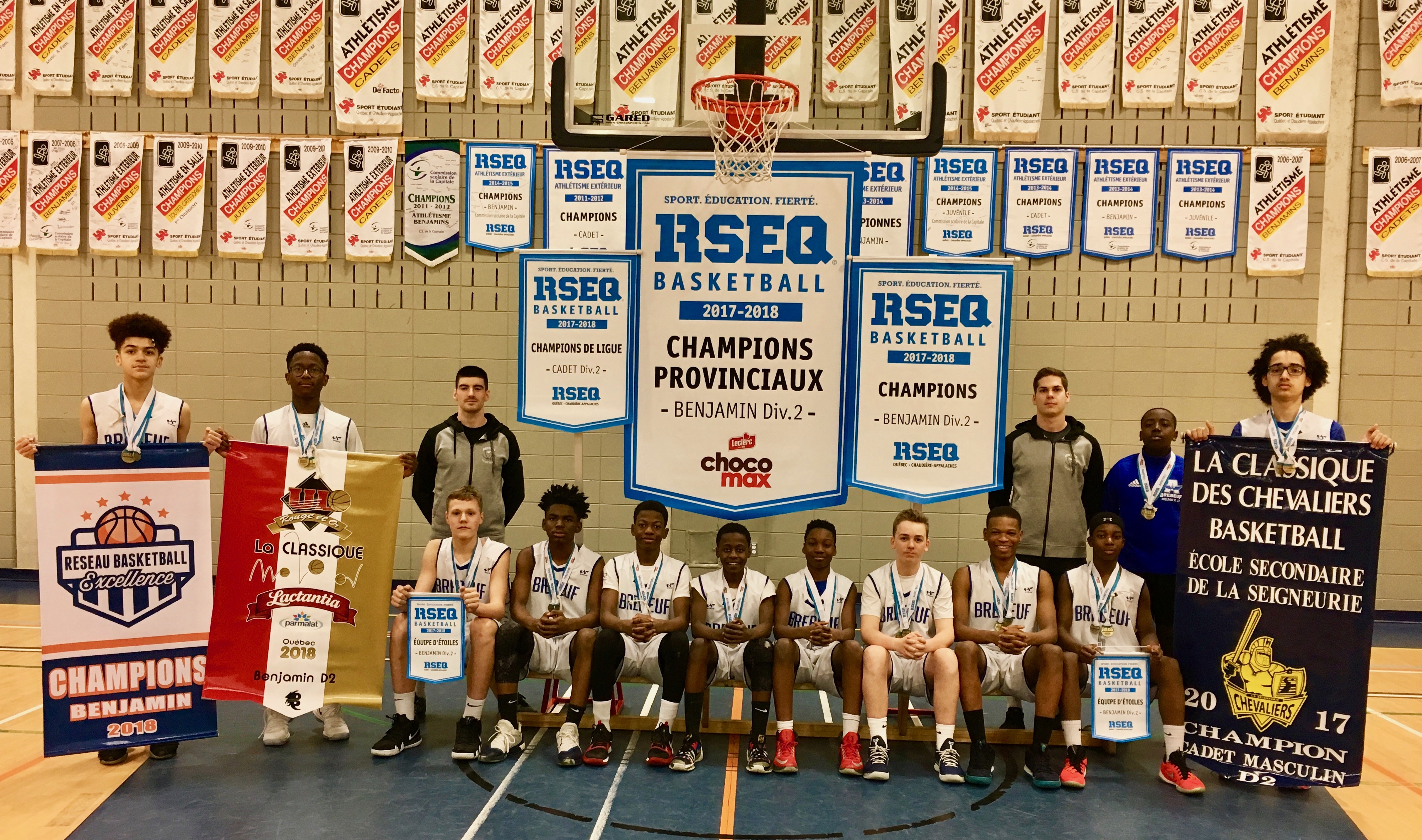 Benjamin D2 bannières saison 2017-2018