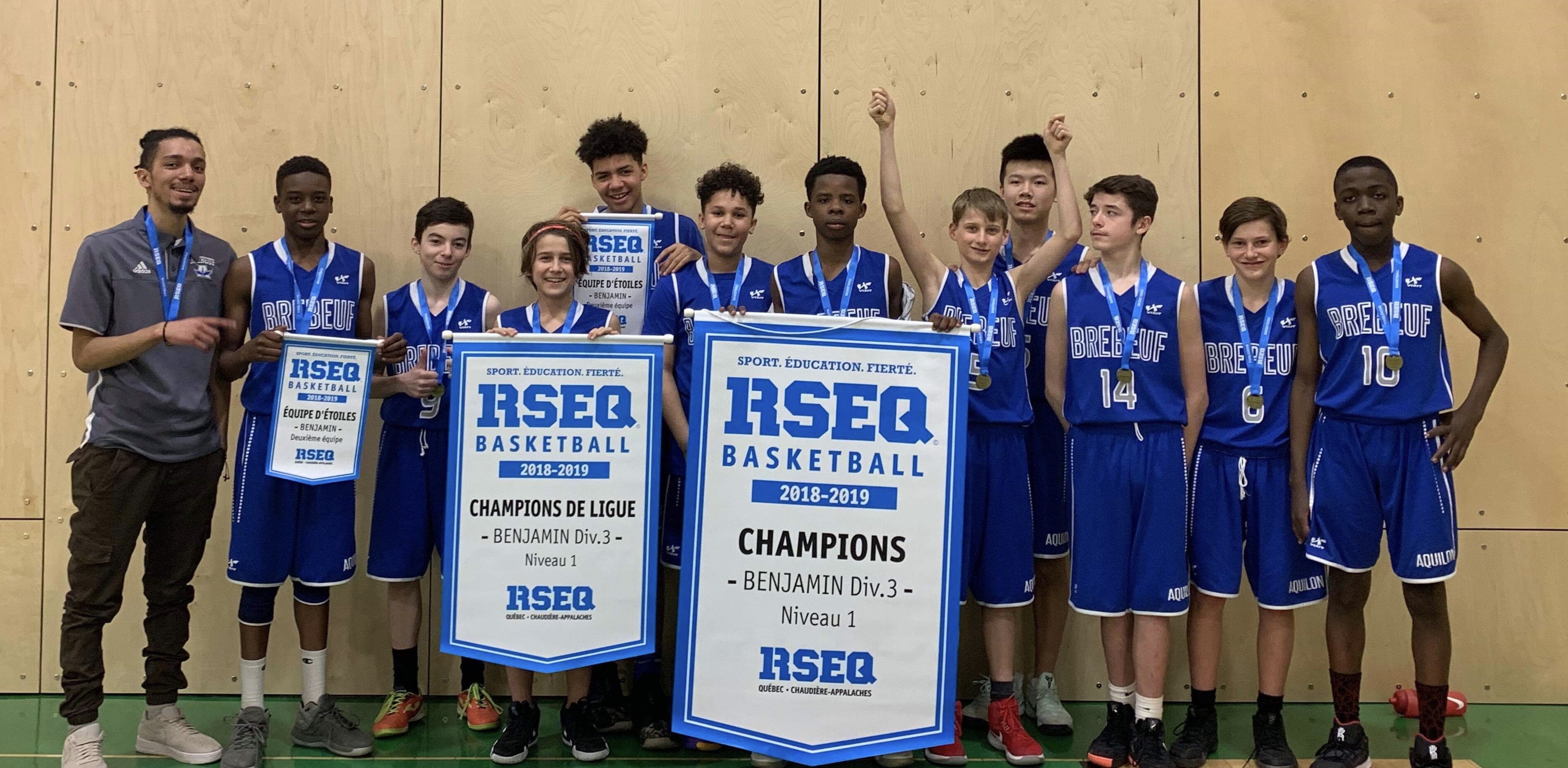 Champion régional benjamin D3N1 2018-2019